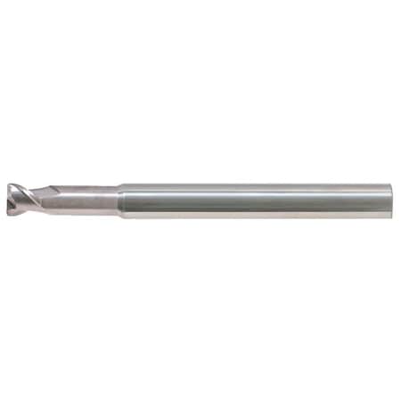 10x10x10x100 2FL 1.5mm Corner Radius 40° Helix Short Flute Endmill, 9mm Neck Diameter, 25mm Reach Length